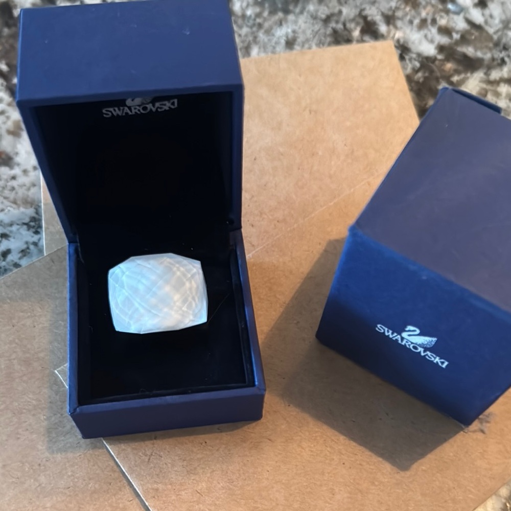 Swarovski White Crystal Ring